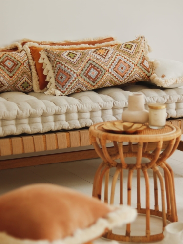Boho tribe bolster cushion with fringe (2).jpg