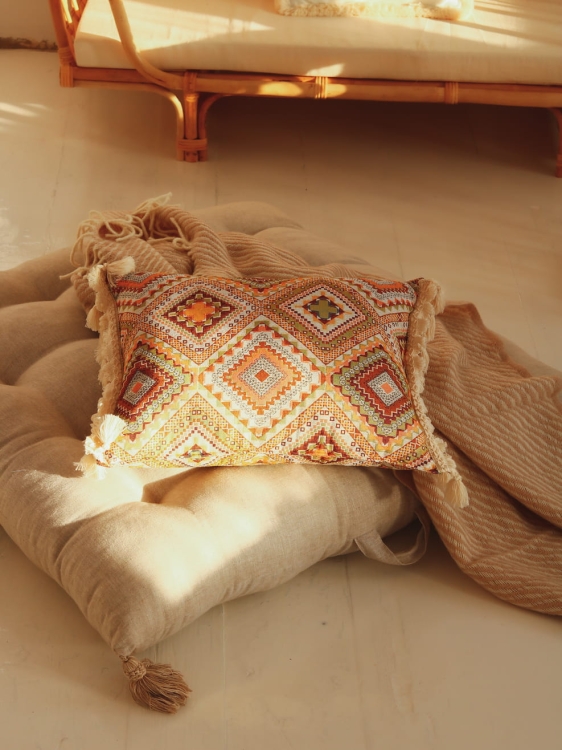 Boho tribe cushion with fringe (3).jpg