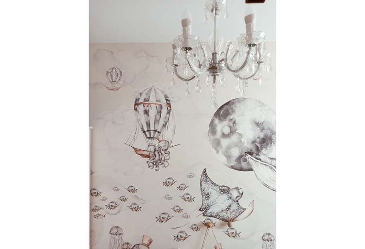 tapeta dla dzieci ocean wieloryby morze