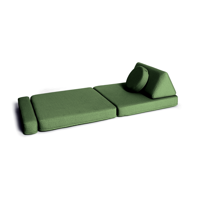 Shappy Ultra Plush Bottle Green Armchair Bed.png