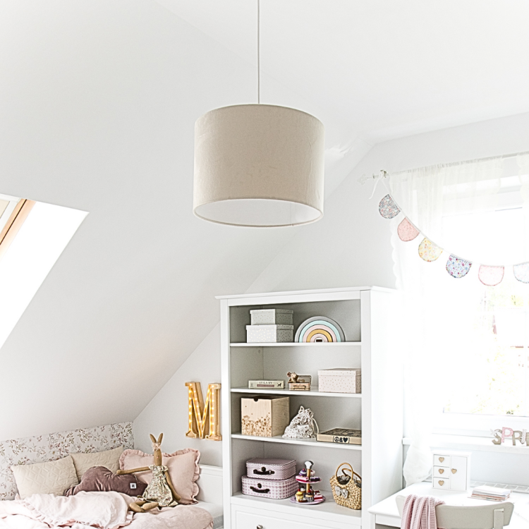 lampa wisząca kremowa aksamitna