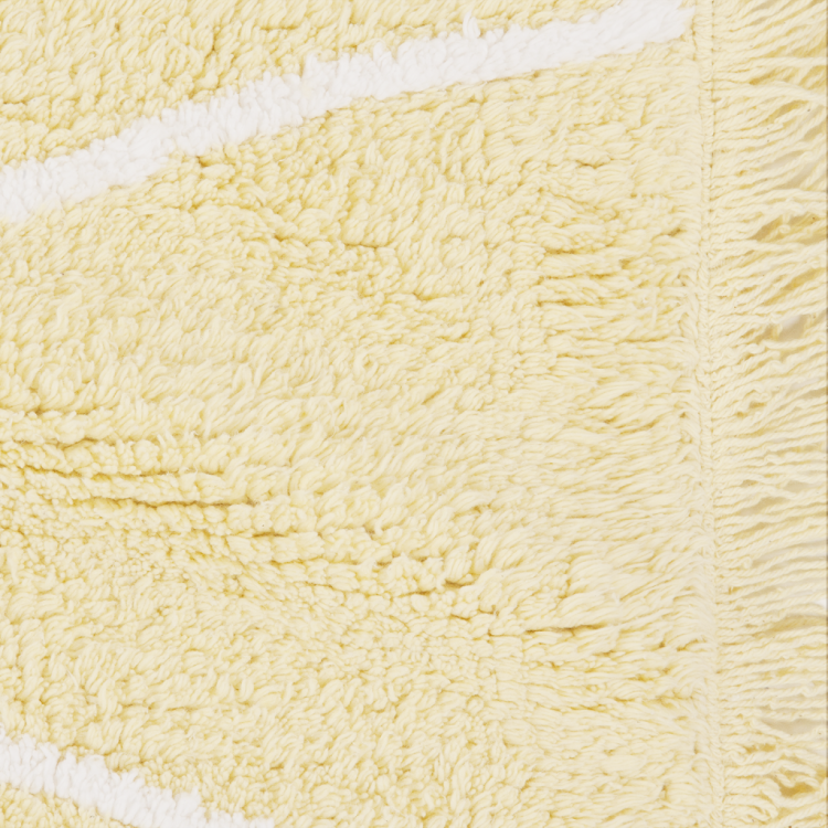 Dywan dziecięcy zółty bawełniany Hippy Yellow 120 x 160 cm Lorena Canals