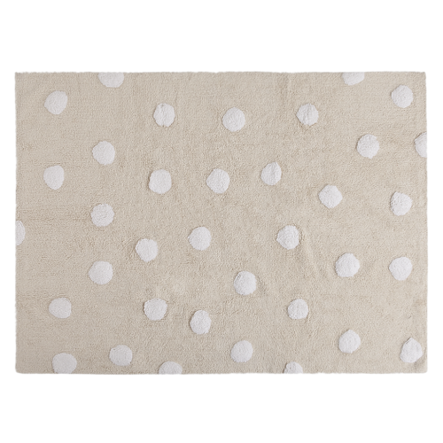 Dywan dziecięcy kremowy beżowy bawełniany Topos Crema/Beige 120 x 160 cm Lorena Canals