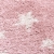 dywan dziecięcy Candy Stars Rose 120x170 cm w kolorze różowym z motywem białych gwiazdek, miękki i puszysty, idealny do pokoju dziewczynki