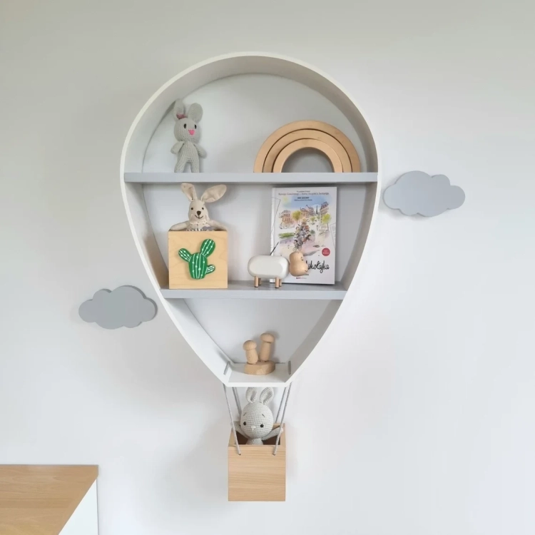 półka dla dzieci na książki balon