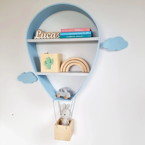 półka dziecięca balon niebieska