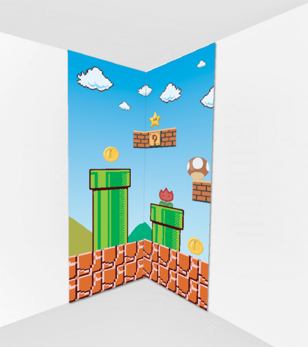 ścianka wspinaczkowa dla dzieci mario bross motyw gry