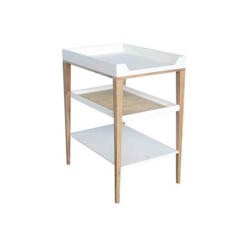 Przewijak wolnostojący z rattanu - Neige Nami – elegancki i solidny przewijak do pokoju niemowlęcia, hoteli i restauracji.
