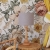 lampa stojąca drewniana lniana szara boho
