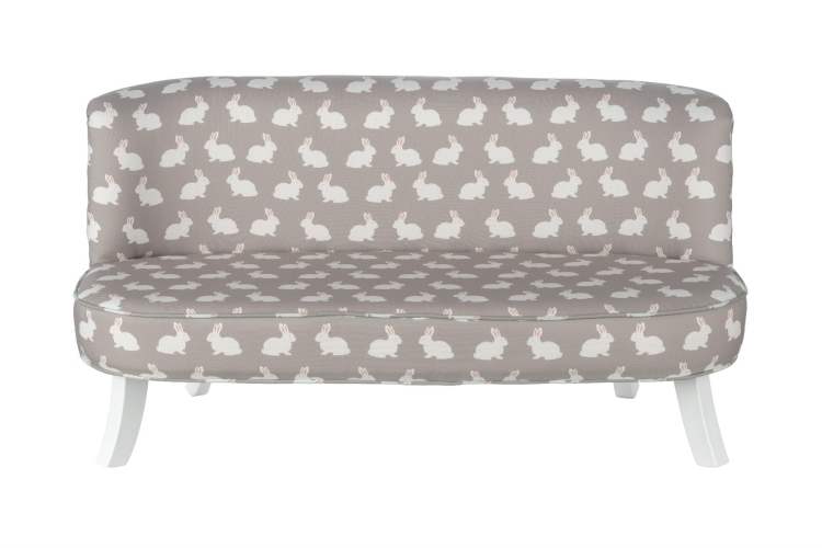 sofa kanapa beżowa do pokoju dziecka