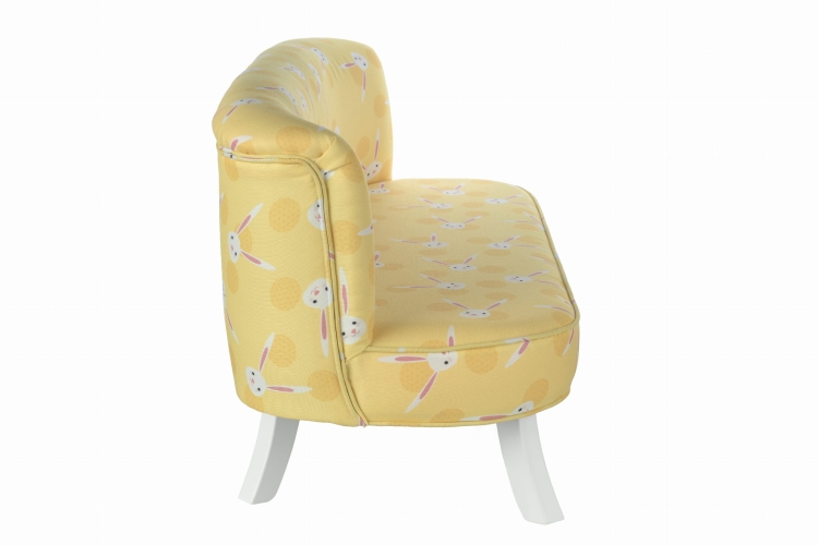 żółta sofa do pokoju dziecka
