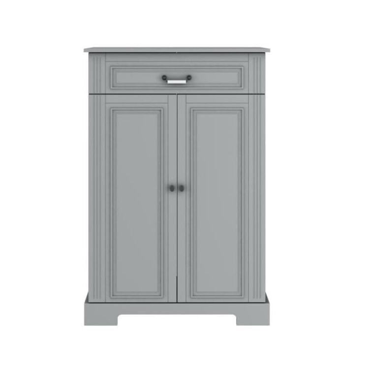 komoda szara wysoka stylizowana ines neutral grey