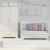 Łóżeczko dziecięce z szufladą ines elegant white 140x70