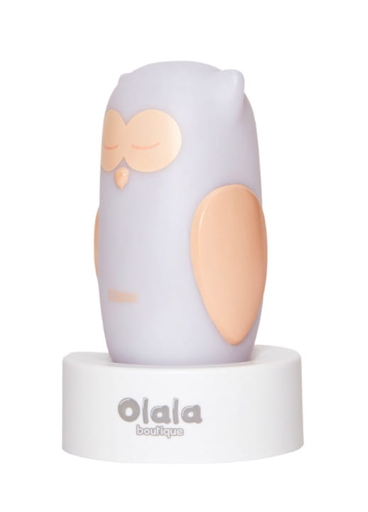 lampka nocna dla dzieci sowa biała led