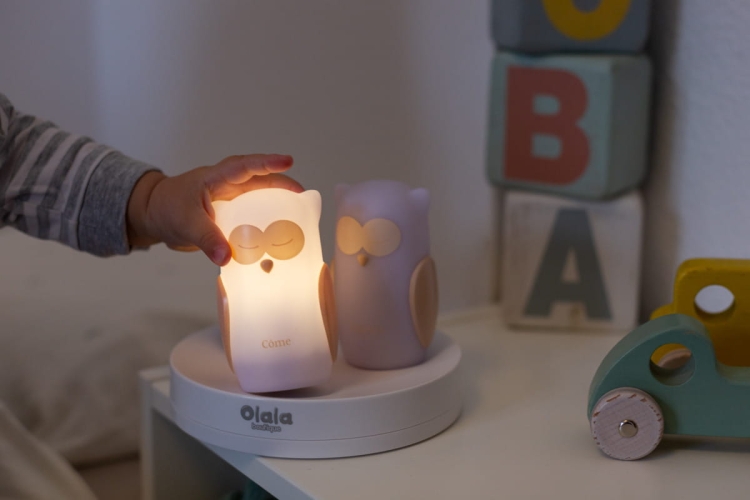 lampka nocna dla dzieci sówka ścieżka światła