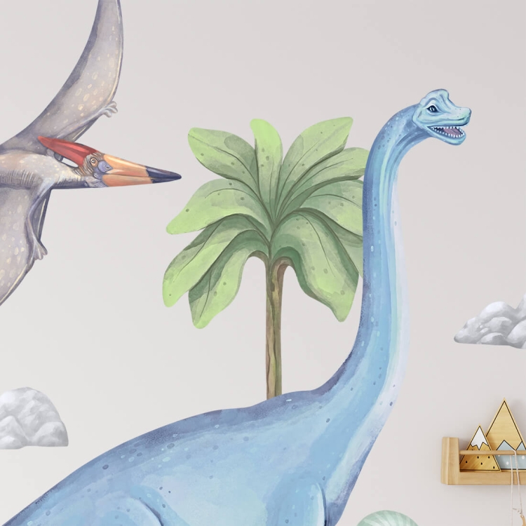 naklejka na ścianę dinozaury do pokoju chłopca