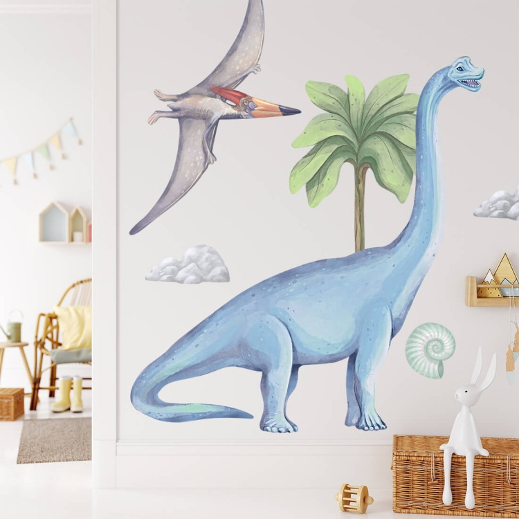 naklejka na ścianę dinozaury do pokoju chłopca