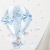 naklejka na ścianę niebieski balon i królik