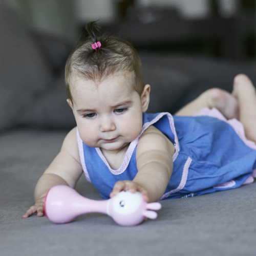 Lampka interaktywna Króliczek Smarty Bunny R1 - różowy