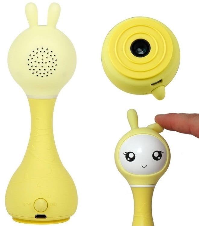 Lampka interaktywna Króliczek Smarty Bunny R1 - żółty