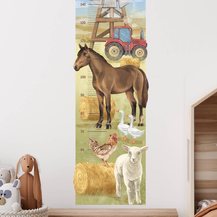 miarka wzrostu zwierzęta na farmie