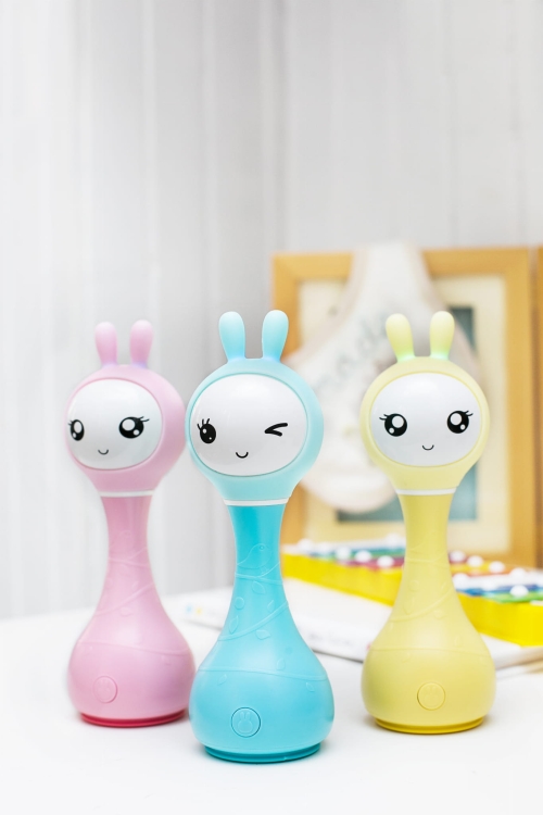 Lampka interaktywna Króliczek Smarty Bunny R1 - niebieski