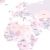 naklejka na ścianę polityczna mapa świata różowa dla dziewczynki