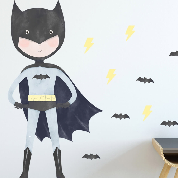 naklejka na ścianę dla chłopca batman
