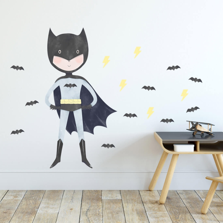 naklejka na ścianę dla chłopca batman