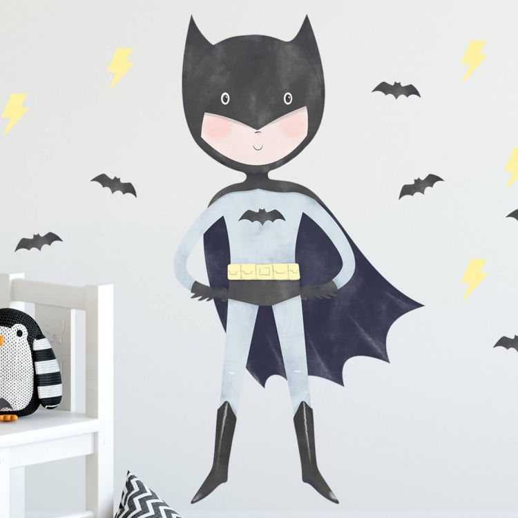 naklejka na ścianę dla chłopca batman