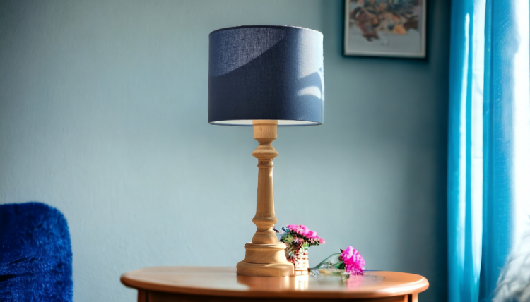 lampka nocna granatowa do pokoju nastolatka i chłopca