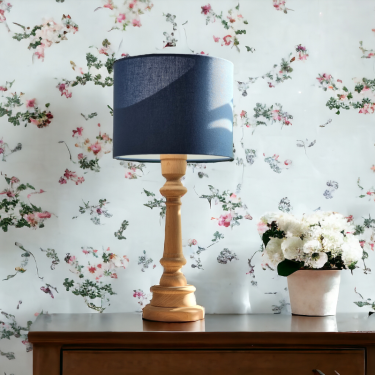 lampa stojąca niebieska do pokoju chłopca
